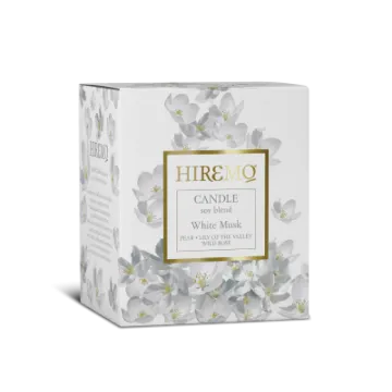 HIREMO SOY BLEND CANDLE WHITE MUSK της Eolia Cosmetics