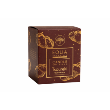 EOLIA SOY BLEND CANDLE TSOUREKI της Eolia Cosmetics